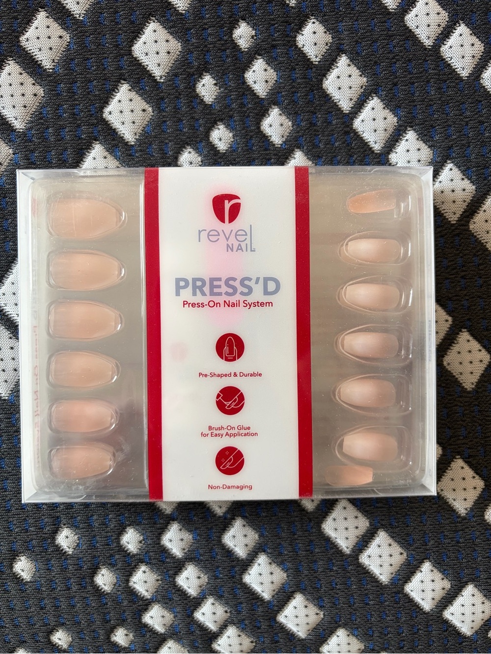 Revel Nail Press'd Nude Press-On Nails — Frosted Tips